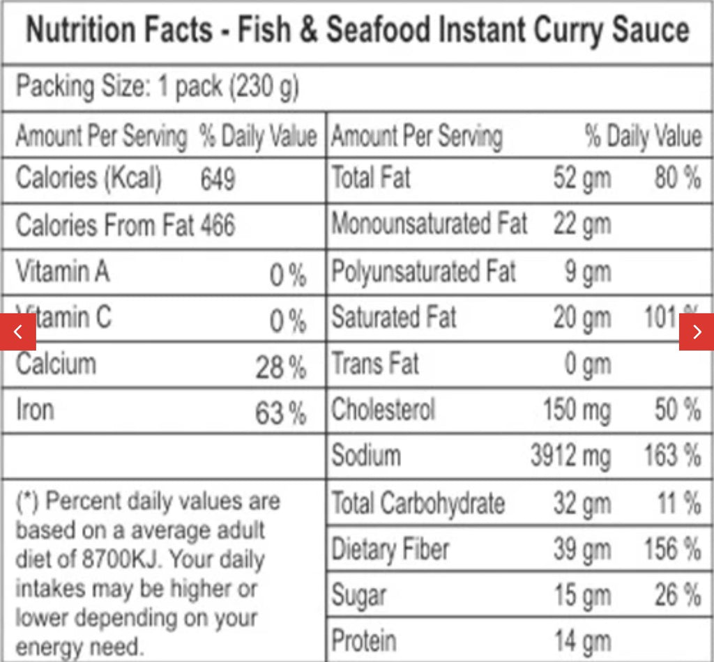 A1 INSTANT CURRY SAUCE 60 PACKS (230G)