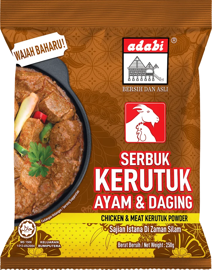 ADABI CHICKEN & MEAT KERUTUK POWDER 250G
