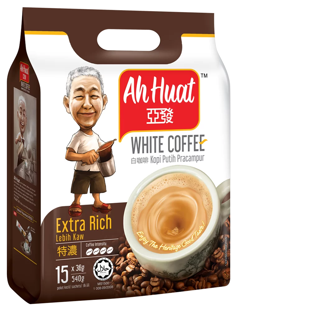 AH HUAT EXTRA RICH INSTANT WHITE COFFEE