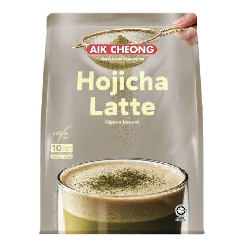AIK CHEONG CAFE ART HOJICHA LATTE