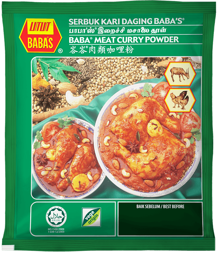 BABA'S MEAT CURRY POWDER 125G