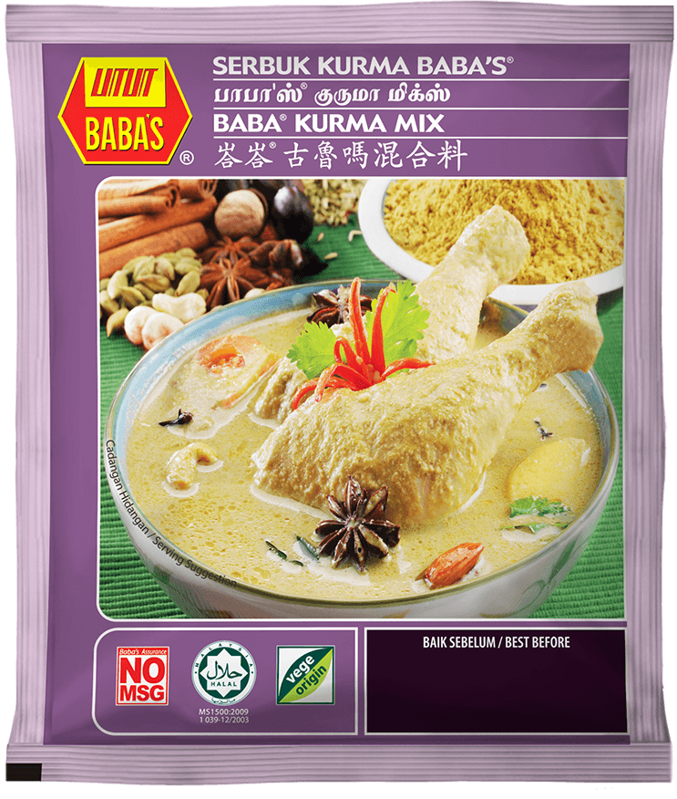 BABA'S KURMA MIX POWDER 125G