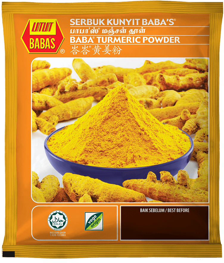 BABA'S TURMERIC POWDER 125G
