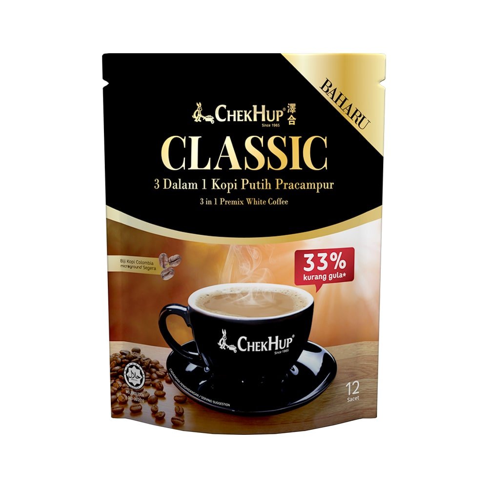 CHEK HUP 3 IN 1 CLASSIC WHITE COFFEE