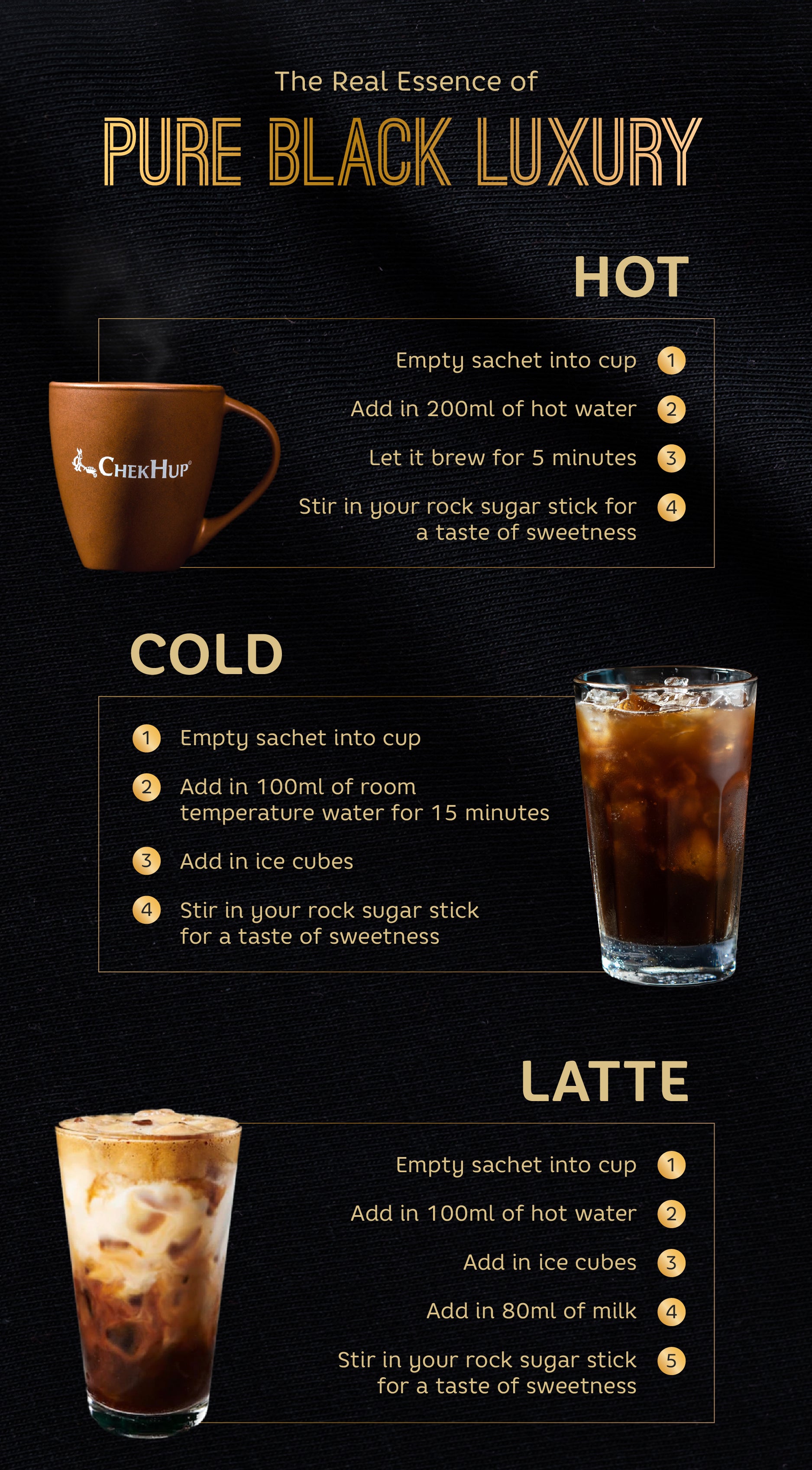 CHEK HUP BLACK MANDHELING GOURMET BLACK COFFEE