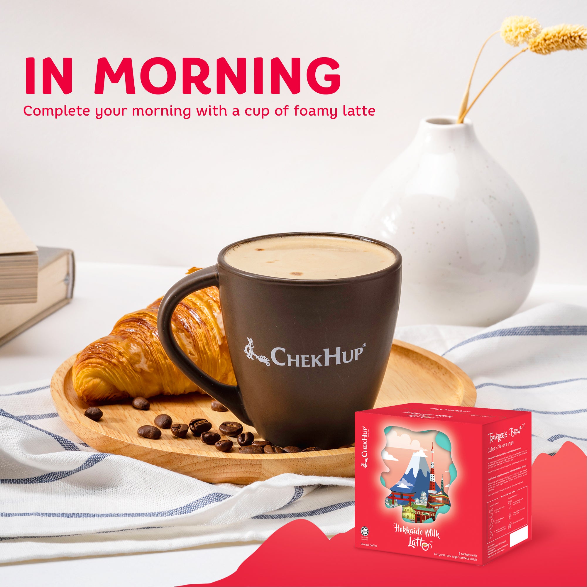 CHEK HUP HOKKAIDO MILK LATTE