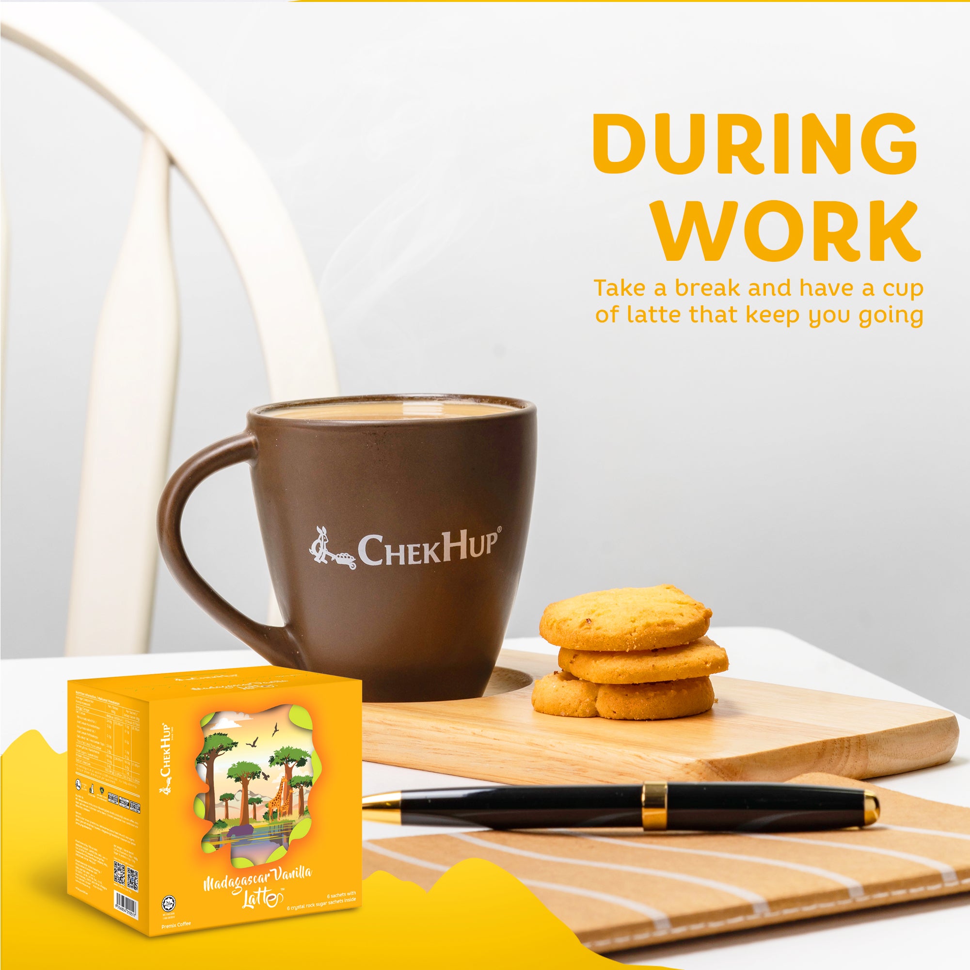 CHEK HUP MADAGASCAR VANILLA LATTE