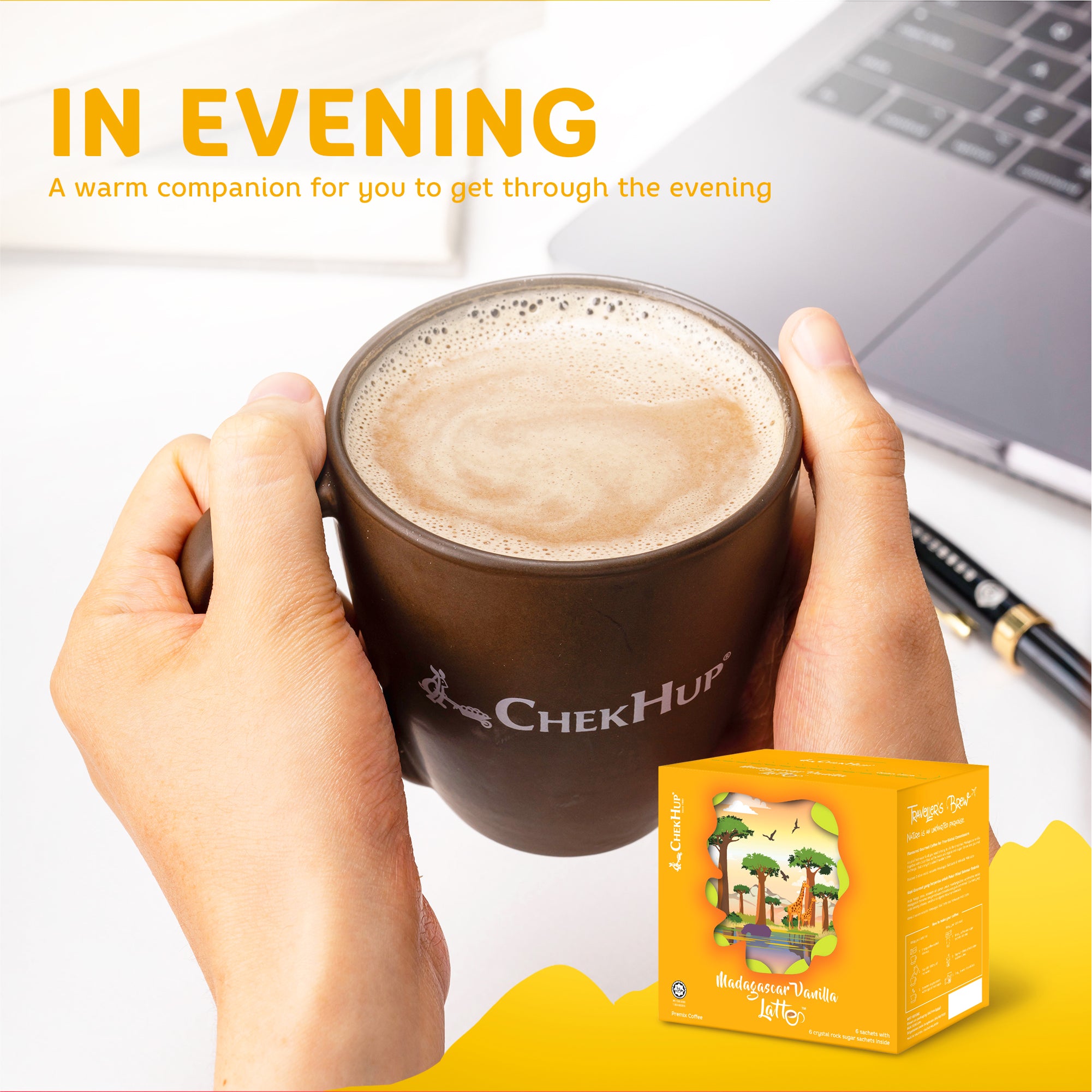 CHEK HUP MADAGASCAR VANILLA LATTE