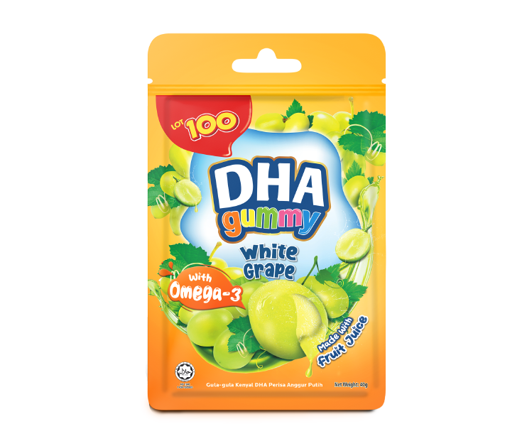 COCOALAND LOT 100 DHA WHITE GRAPE GUMMY CANDY