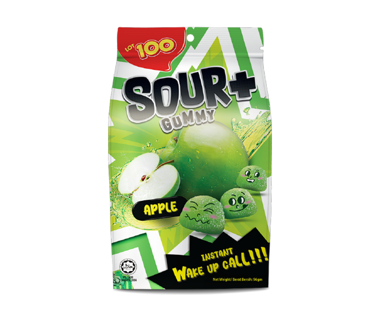 COCOALAND LOT 100 SOUR + GUMMY CANDY 95G BULK PRICE (24 PACKS)