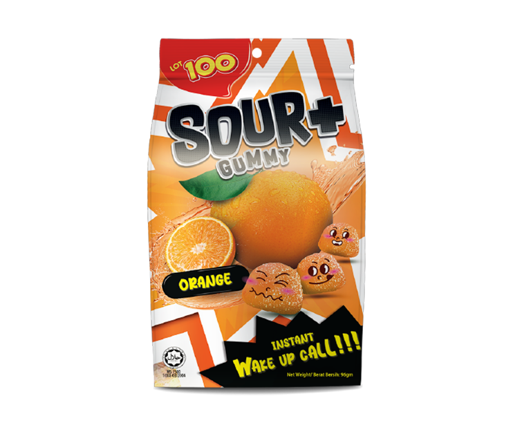 COCOALAND LOT 100 SOUR + GUMMY CANDY 95G BULK PRICE (24 PACKS)