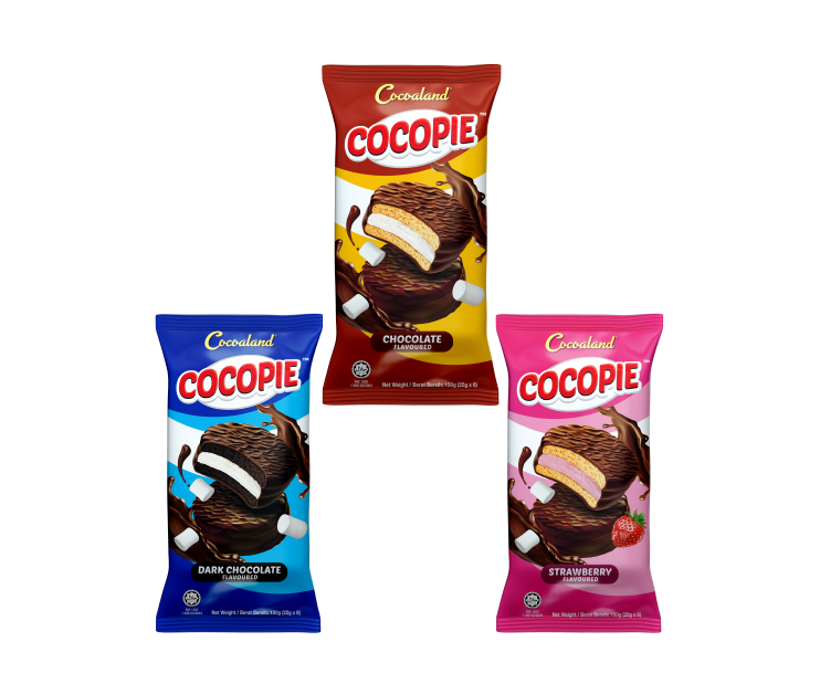 COCOLAND COCOPIE STRAWBERRY WITH MARSHMALLOW SNACKS