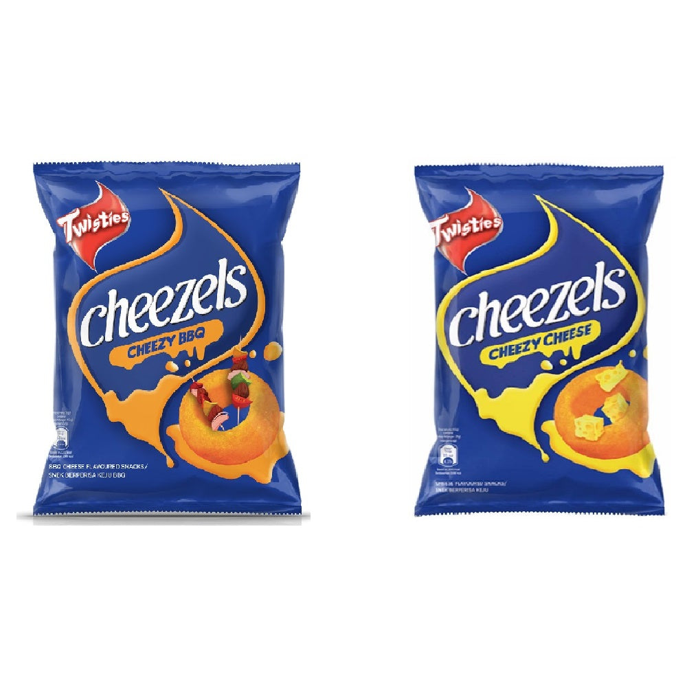 CHEEZELS MIX FLAVOUR SNACKS 60G