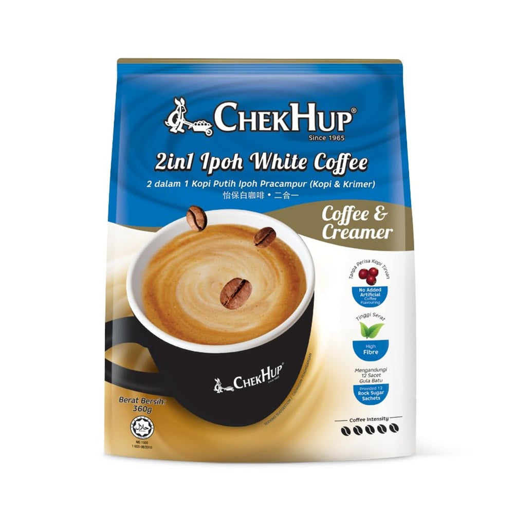 CHEK HUP 2IN1 COFFEE & CREAMER IPOH INSTANT WHITE COFFEE