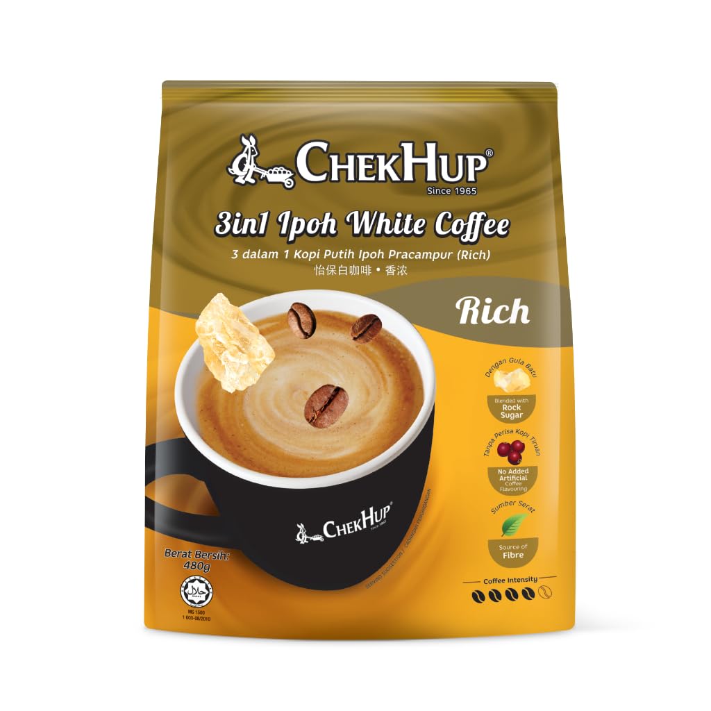 CHEK HUP 3IN1 RICH INSTANT WHITE COFFEE