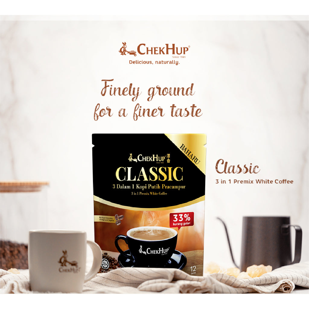 CHEK HUP 3 IN 1 CLASSIC WHITE COFFEE