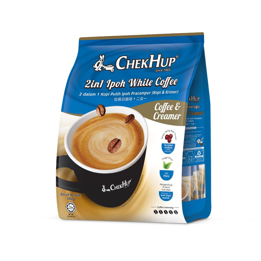 CHEK HUP 2IN1 COFFEE & CREAMER IPOH INSTANT WHITE COFFEE