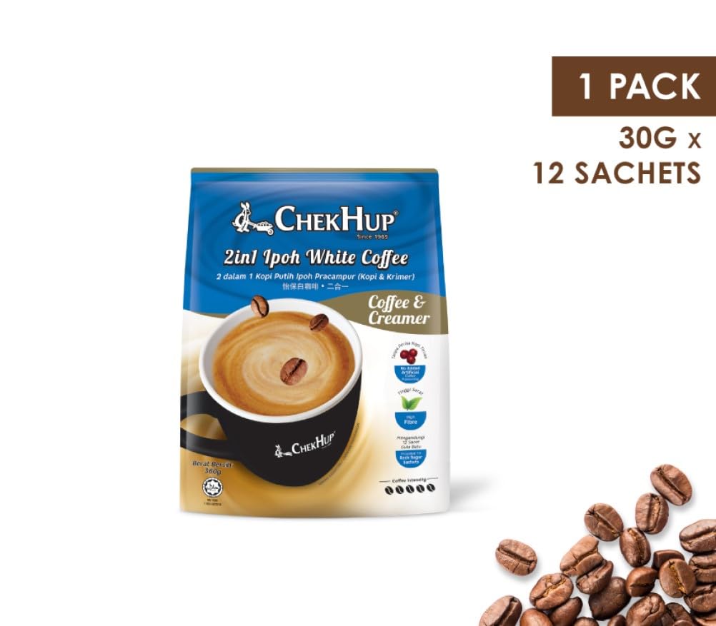 CHEK HUP 2IN1 COFFEE & CREAMER IPOH INSTANT WHITE COFFEE
