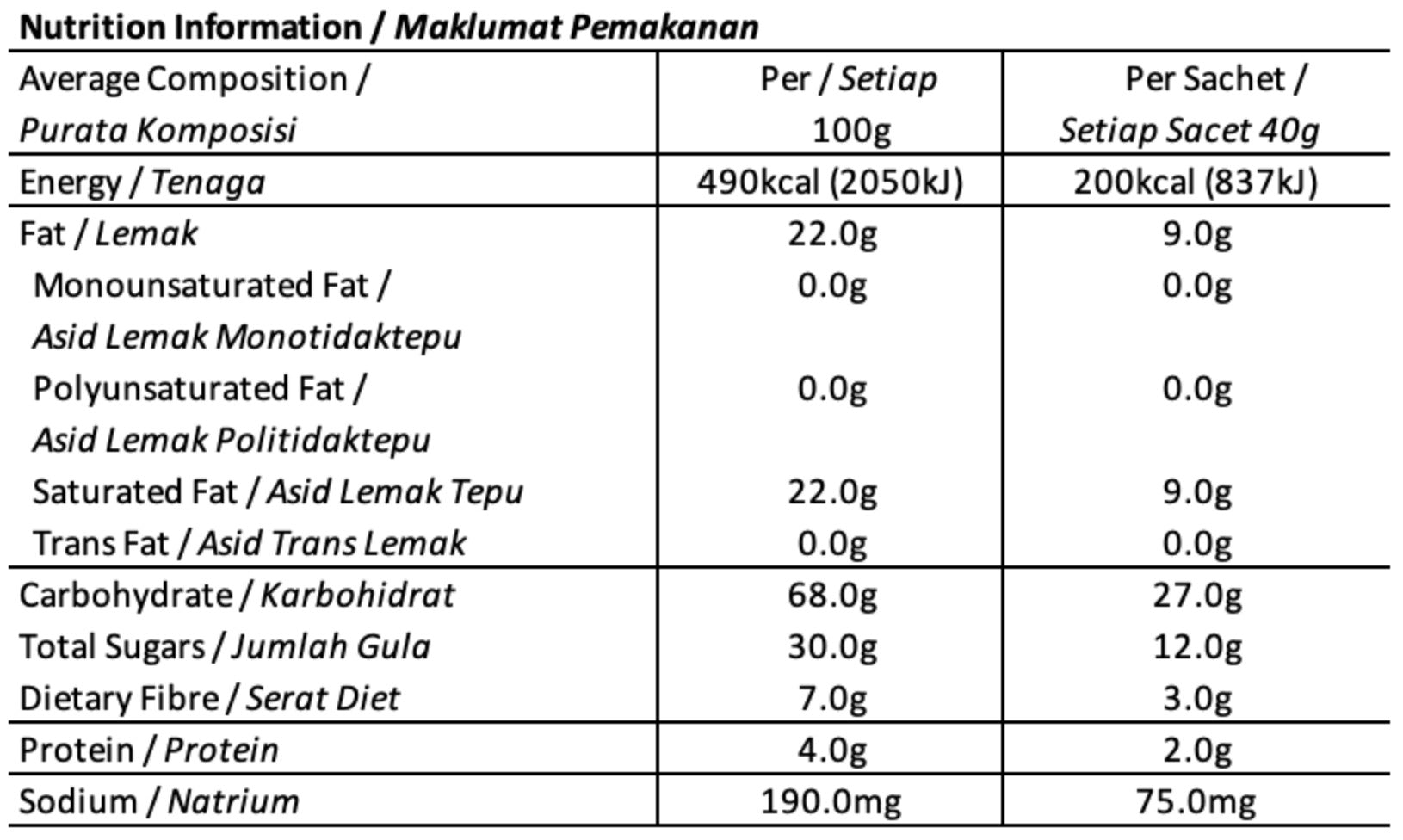 CHEK HUP 3IN1 ORIGINAL IPOH INSTANT WHITE COFFEE