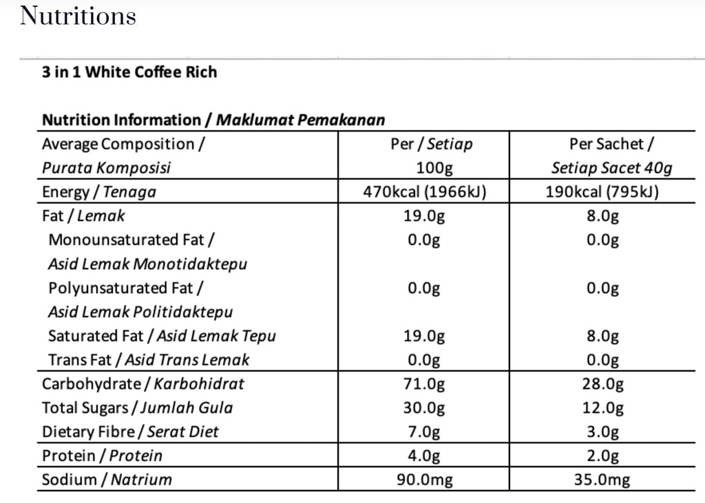 CHEK HUP 3IN1 RICH INSTANT WHITE COFFEE