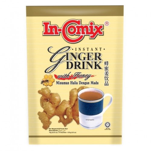 IN-COMIX INSTANT GINGER TEA DRINK WITH HONEY