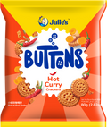 JULIE'S BUTTONS HOT CURRY CRACKERS