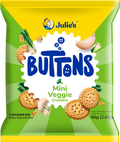 JULIE'S BUTTONS MINI VEGGIE CRACKERS