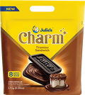 JULIE'S CHARM TIRAMISU FLAVOURED CREAM SANDWICH BISCUITS 172G