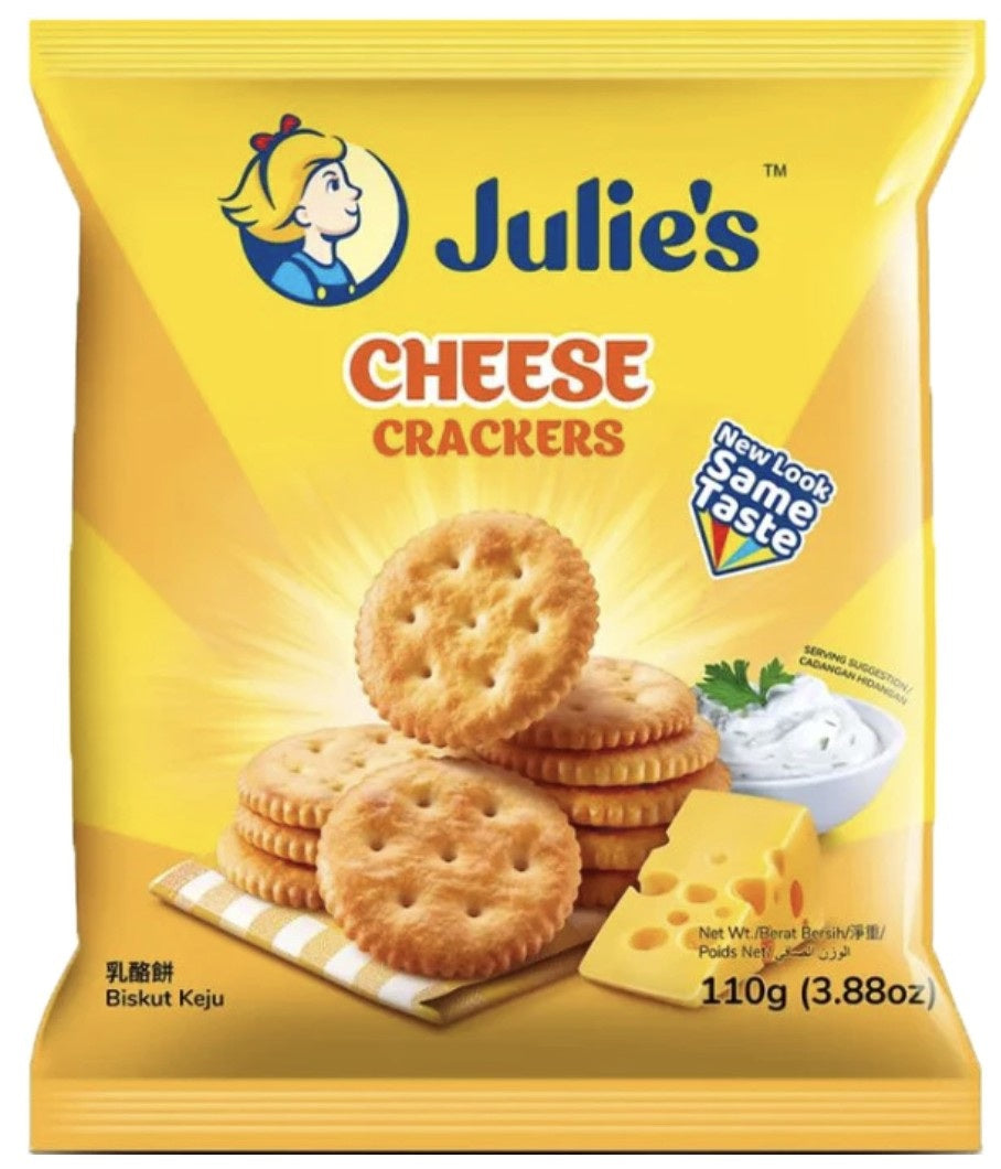 JULIE'S CHEESE FLAVOURED CRACKERS