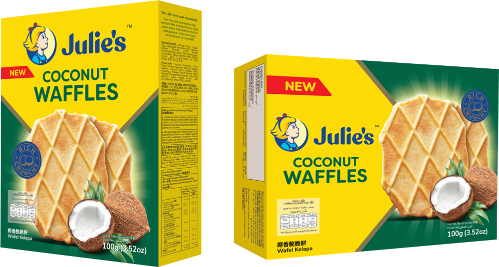 JULIE'S COCONUT WAFFLE CRACKERS