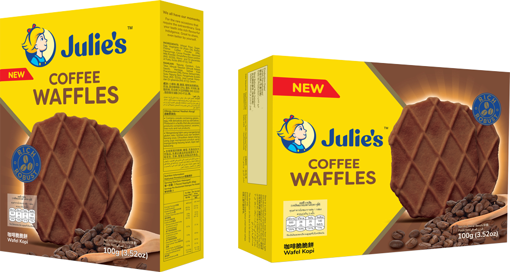 JULIE'S COFFEE WAFFLE CRACKERS