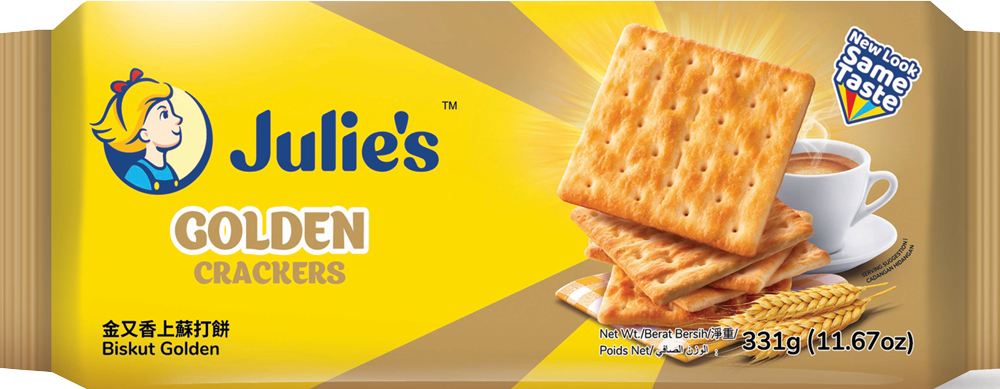 JULIE'S GOLDEN CRACKERS
