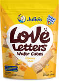 JULIE'S LOVE LETTERS CHEESY DUO WAFER CUBES