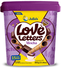 JULIE'S LOVE LETTERS BISCUITS WAFER ROLLS BUCKET
