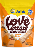 JULIE'S LOVE LETTERS PEANUT BUTTER WAFER CUBES