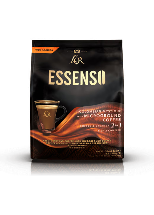 LOR ESSENSO 2IN1 COLOMBIAN MYSTIQUE WITH MICROGROUND COFFEE