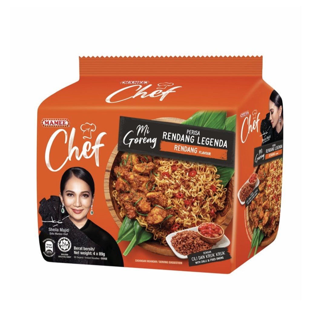 MAMEE CHEF MI GORENG RENDANG INSTANT NOODLES