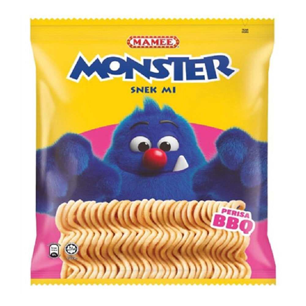 MAMEE MONSTER BBQ FLAVOUR SNACK NOODLES 25G