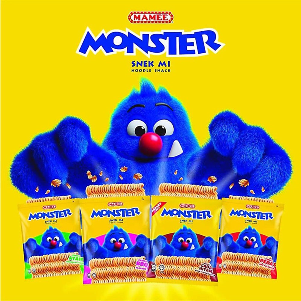 MAMEE MONSTER MIX FLAVOUR SNACK NOODLES 25G