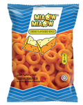 MIAOW MIAOW CHEESE FLAVOUR RINGS SNACKS 50G