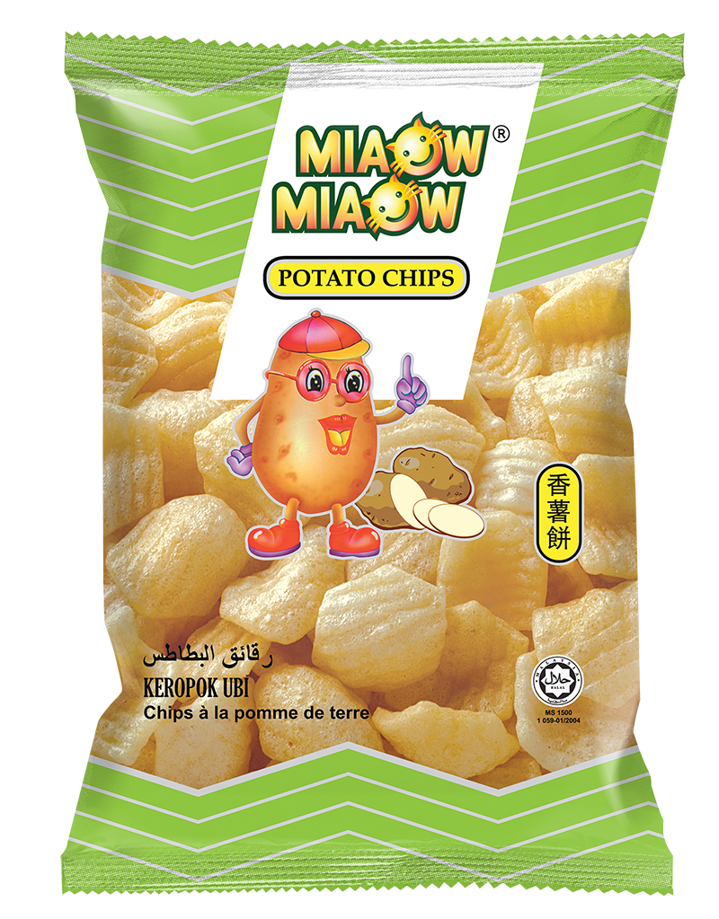 MIAOW MIAOW POTATO CHIP SNACKS 50G