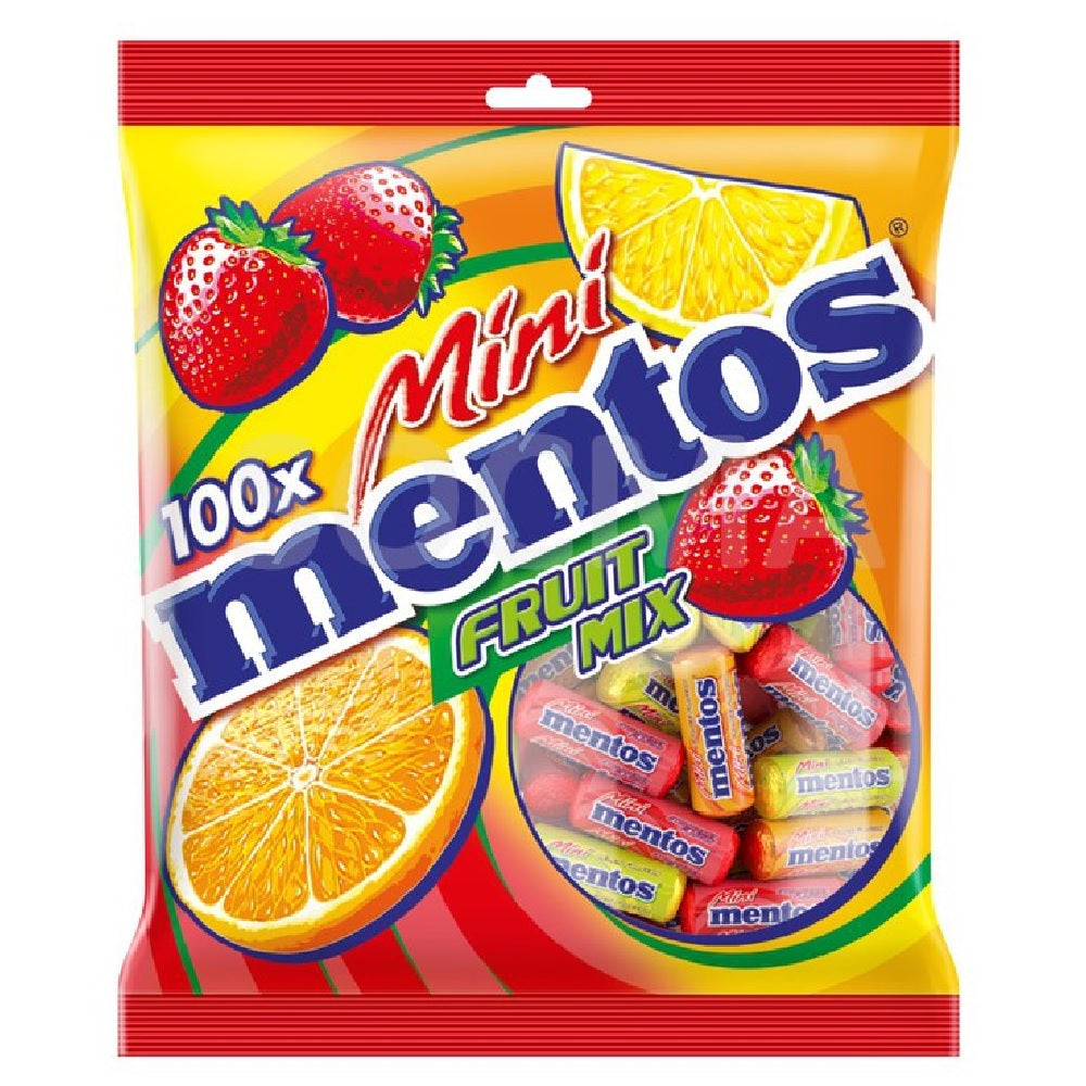 MENTOS FRUIT MIX MINI ROLL 100S