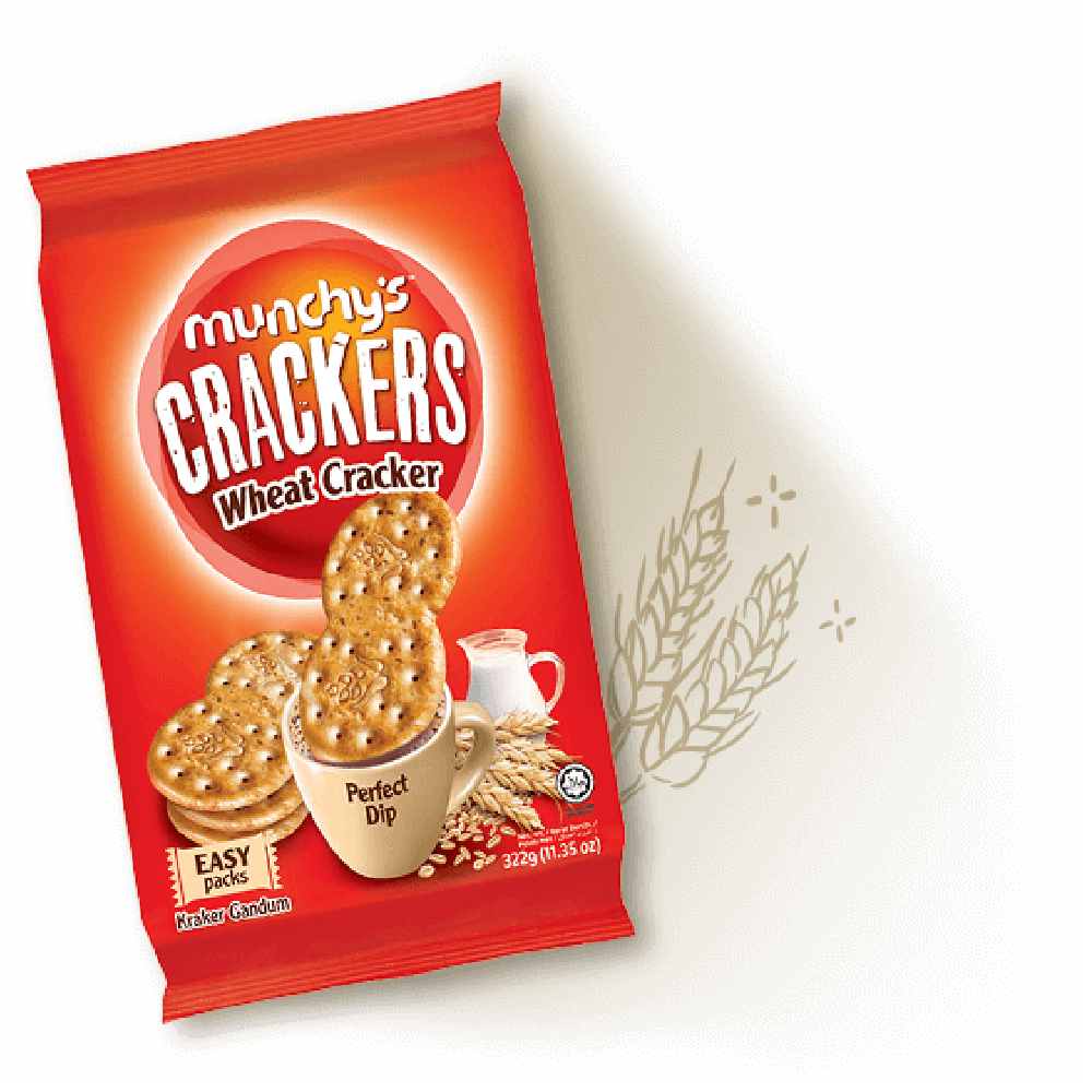 MUNCHY'S CRACKERS 12 PACKS
