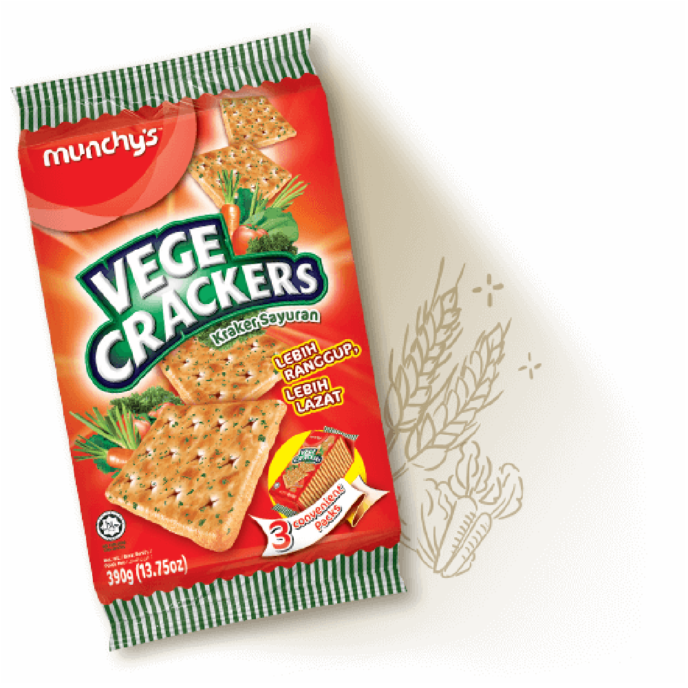 MUNCHY'S CRACKERS 12 PACKS
