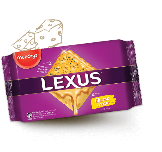 MUNCHY'S LEXUS SANDWICH / BISCUITS 24 PACKS (190G PER PACKS)