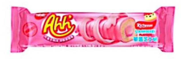 NABATI AHH TRIPLE STRAWBERRY SNACKS ROLL 4G