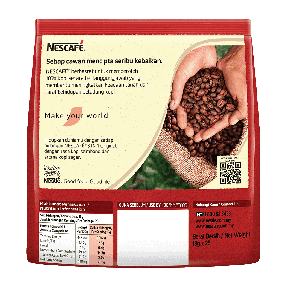 NESCAFE 3IN1 ORIGINAL INSTANT COFFEE