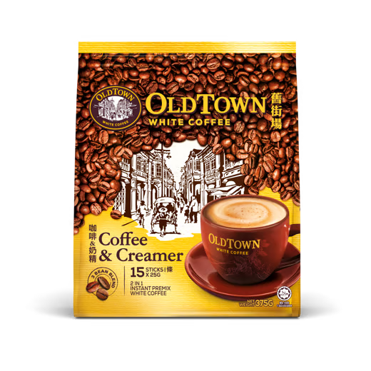 OLDTOWN COFFEE & CREAMER 3IN1 INSTANT WHITE COFFEE