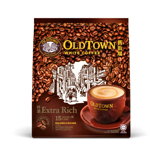 OLDTOWN EXTRA RICH 3IN1 INSTANT WHITE COFFEE