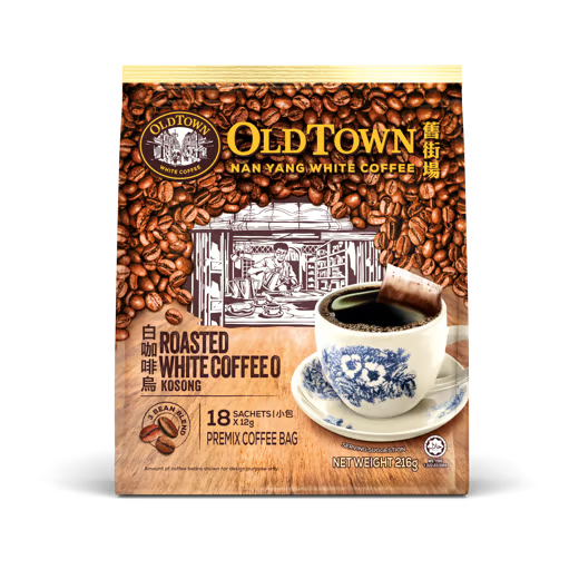 OLDTOWN ROASTED INSTANT WHITE COFFEE O (KOPI O) KOSONG
